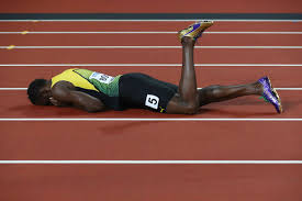 Usain Bolt losing